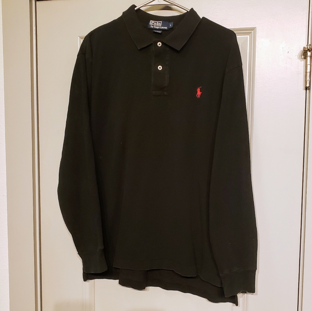 Polo by Ralph Lauren mens long sleeve polo shirt.
